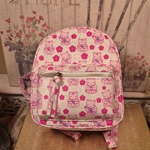Maneki Neko Lucky Cat Backpack Purse - Under One Sky - Pink